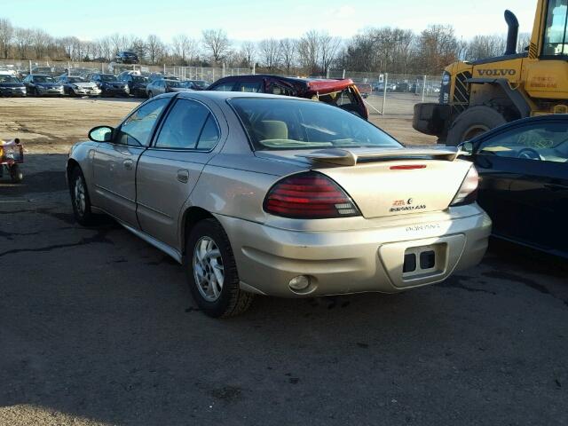 1G2NF52E63C294599 - 2003 PONTIAC GRAND AM S GOLD photo 3