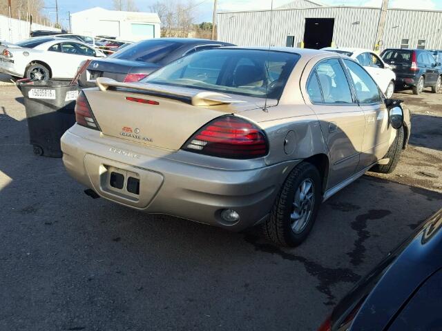 1G2NF52E63C294599 - 2003 PONTIAC GRAND AM S GOLD photo 4