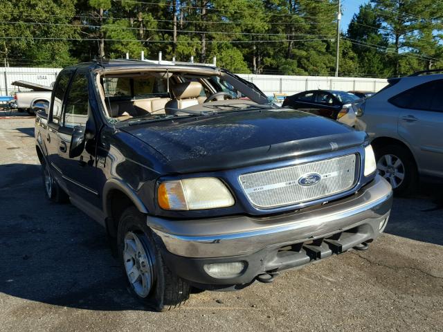 1FTRW08L42KD77393 - 2002 FORD F150 SUPER BLUE photo 1