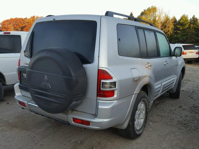 JA4MW51RX2J000704 - 2002 MITSUBISHI MONTERO SILVER photo 4