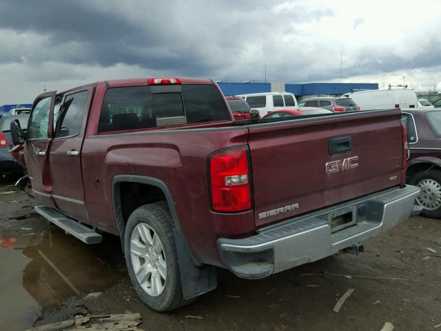 3GTU2VEC4EG471292 - 2014 GMC SIERRA K15 BURGUNDY photo 3