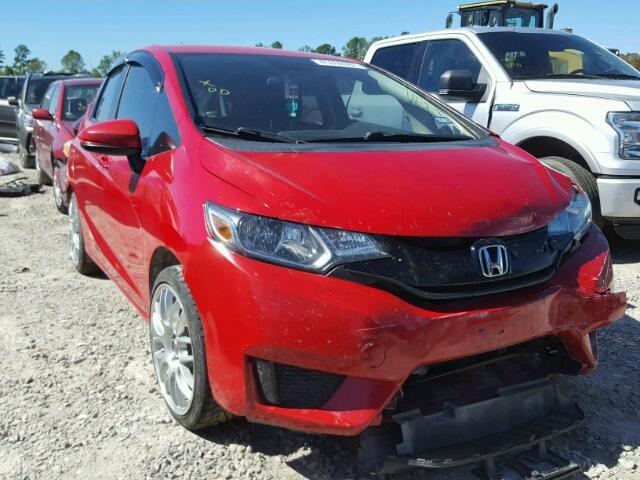 3HGGK5H58FM739758 - 2015 HONDA FIT LX RED photo 1