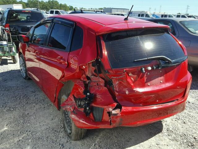 3HGGK5H58FM739758 - 2015 HONDA FIT LX RED photo 3