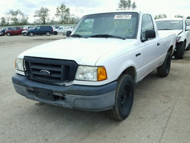 1FTYR10D94PB31037 - 2004 FORD RANGER WHITE photo 2