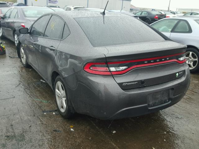 1C3CDFBB3FD281574 - 2015 DODGE DART SXT GRAY photo 3