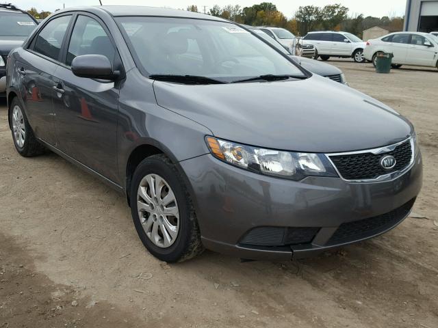 KNAFU4A20D5727215 - 2013 KIA FORTE EX GRAY photo 1