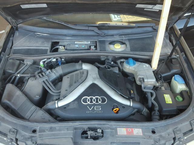 WAULD64B33N032042 - 2003 AUDI A6 2.7T QU BLACK photo 7