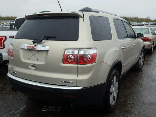 1GKKVSED1CJ114903 - 2012 GMC ACADIA SLT ოქროსფერი ფოტო 4