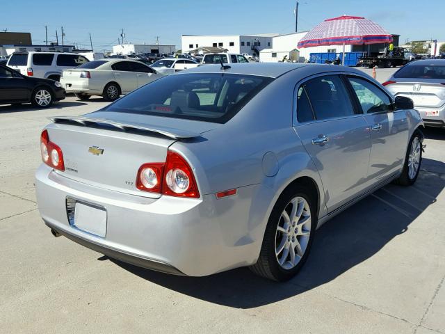 1G1ZK57B09F173851 - 2009 CHEVROLET MALIBU SILVER photo 4