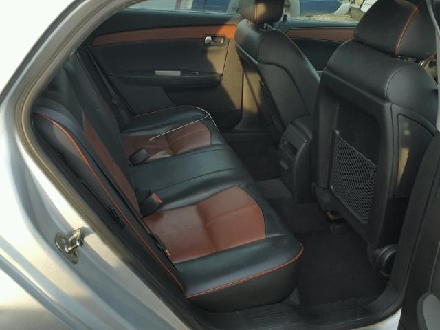 1G1ZK57B09F173851 - 2009 CHEVROLET MALIBU ვერცხლისფერი ფოტო 6