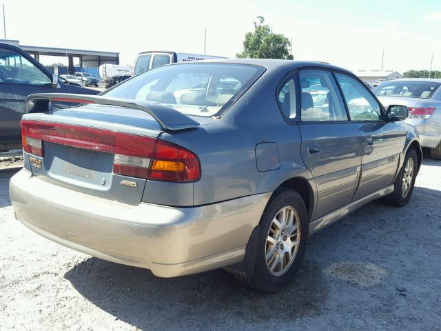 4S3BE896527203007 - 2002 SUBARU LEGACY OUT GREEN photo 4