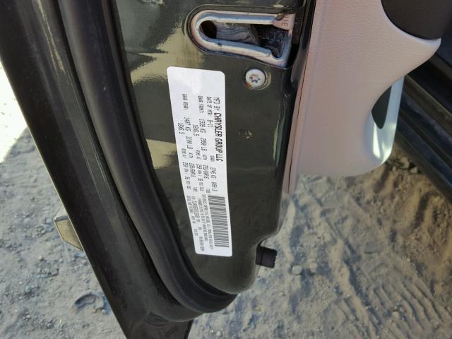 2C4RDGBG9CR122638 - 2012 DODGE GRAND CARA GRAY photo 10