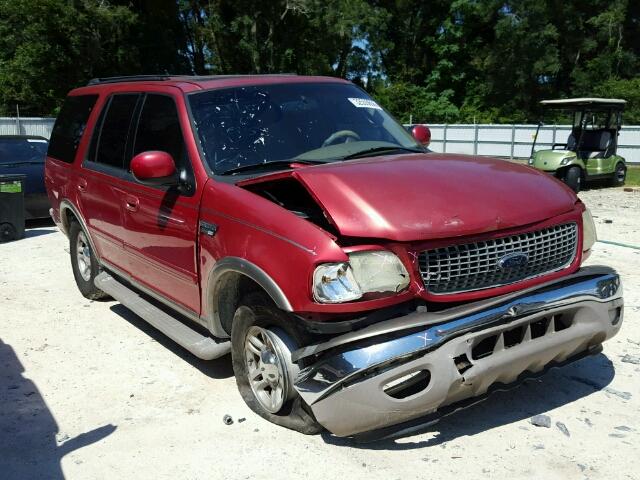 1FMRU17W22LA48401 - 2002 FORD EXPEDITION RED photo 1