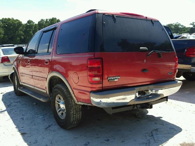 1FMRU17W22LA48401 - 2002 FORD EXPEDITION RED photo 3