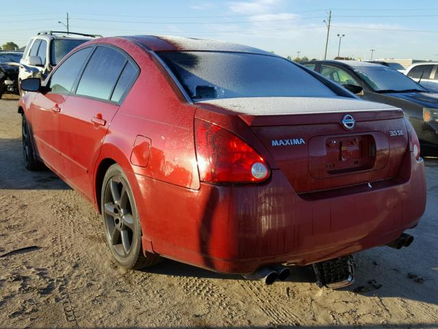 1N4BA41E74C918569 - 2004 NISSAN MAXIMA SE MAROON photo 3