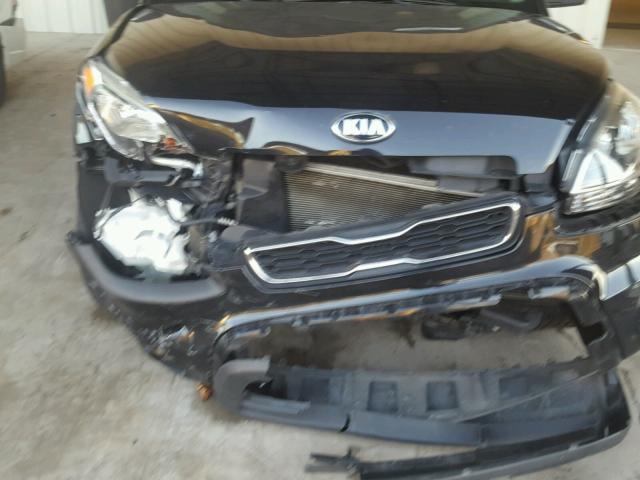 KNDJT2A63D7625208 - 2013 KIA SOUL BLACK photo 9