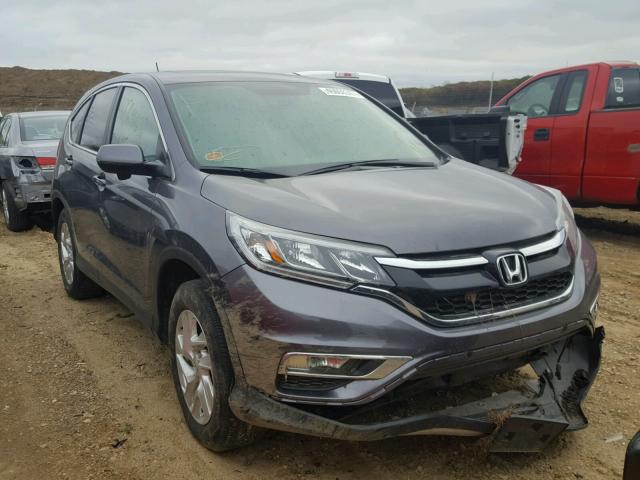 5J6RM4H56FL007586 - 2015 HONDA CR-V EX ნაცრისფერი ფოტო 1
