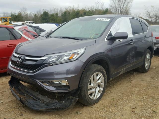 5J6RM4H56FL007586 - 2015 HONDA CR-V EX ნაცრისფერი ფოტო 2