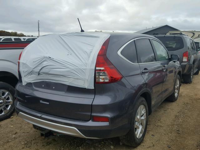 5J6RM4H56FL007586 - 2015 HONDA CR-V EX ნაცრისფერი ფოტო 4