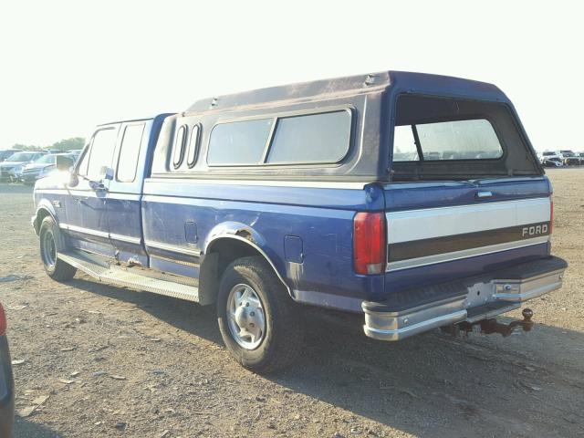 1FTHX25F9TEA28264 - 1996 FORD F250 BLUE photo 3