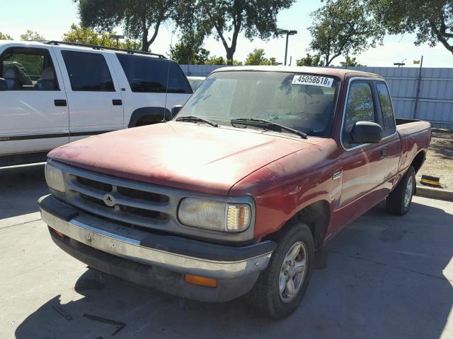 4F4CR16AXVTM13940 - 1997 MAZDA B2300 CAB RED photo 2