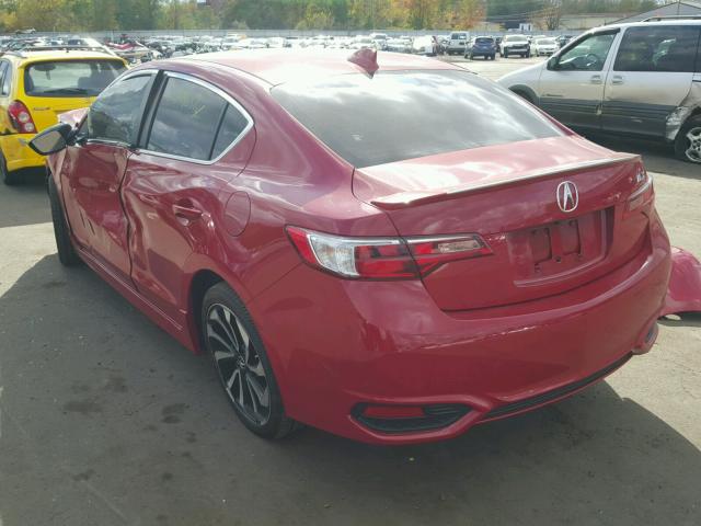 19UDE2F87HA008793 - 2017 ACURA ILX PREMIU RED photo 3