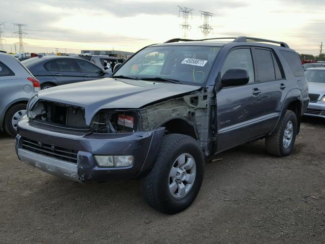 JTEBU14R240022997 - 2004 TOYOTA 4RUNNER GRAY photo 2