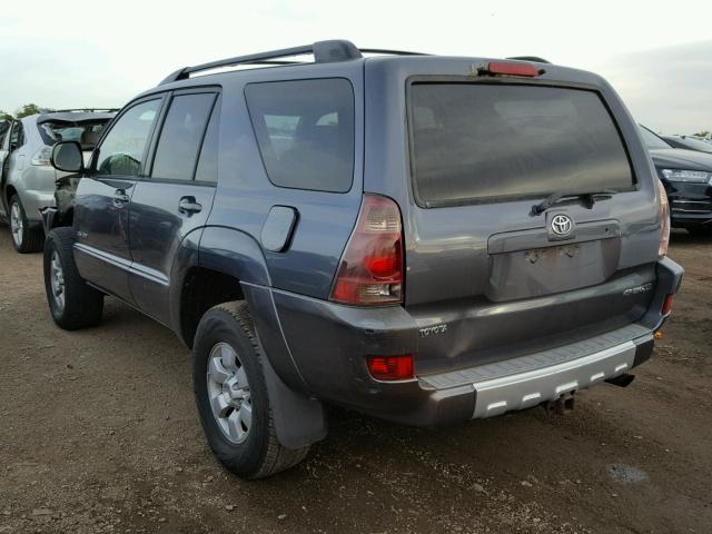 JTEBU14R240022997 - 2004 TOYOTA 4RUNNER GRAY photo 3