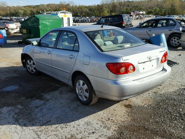 1NXBR32E18Z023246 - 2008 TOYOTA COROLLA CE SILVER photo 3