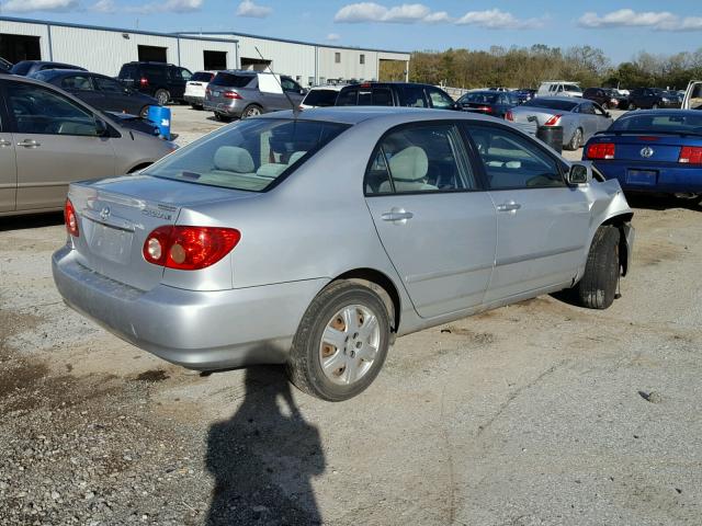 1NXBR32E18Z023246 - 2008 TOYOTA COROLLA CE SILVER photo 4