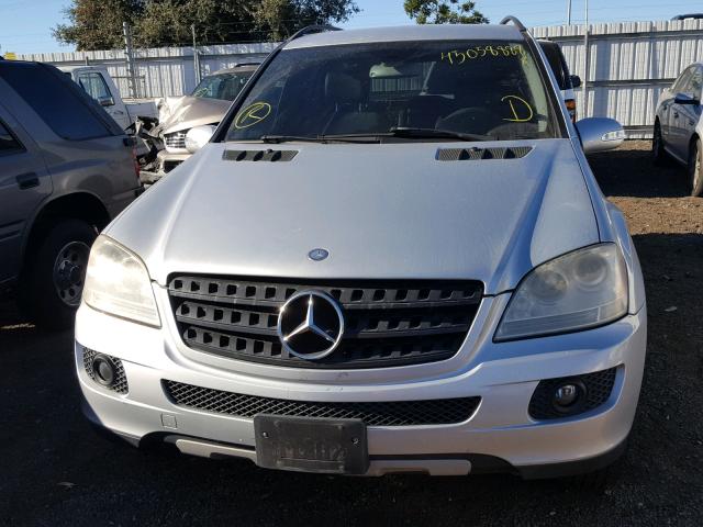 4JGBB86E86A091733 - 2006 MERCEDES-BENZ ML 350 SILVER photo 9