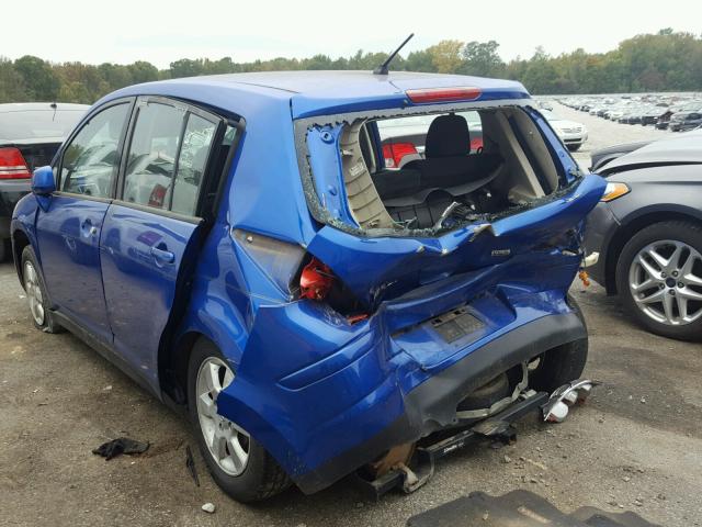 3N1BC1CP4CK811458 - 2012 NISSAN VERSA BLUE photo 3