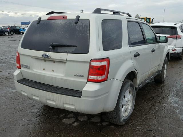 1FMCU93Z38KD98798 - 2008 FORD ESCAPE XLT CREAM photo 4