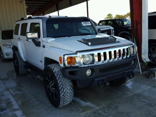 5GTDN13E178171005 - 2007 HUMMER H3 WHITE photo 1