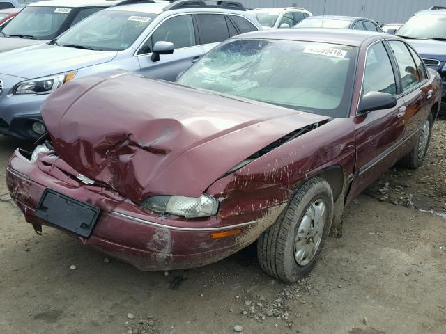 2G1WL52M3X9233846 - 1999 CHEVROLET LUMINA BAS MAROON photo 2