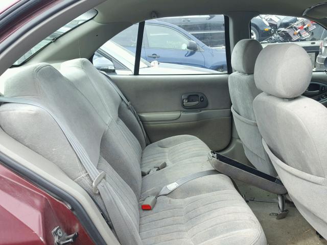 2G1WL52M3X9233846 - 1999 CHEVROLET LUMINA BAS მუქწითელი ფოტო 6