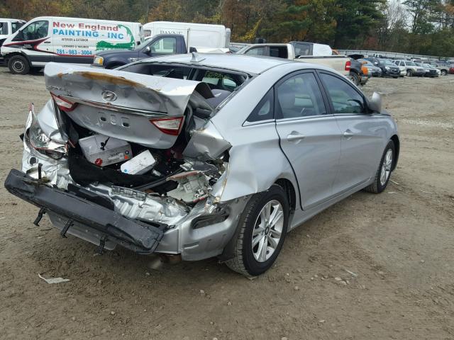 5NPEB4AC7BH299623 - 2011 HYUNDAI SONATA GLS GRAY photo 4