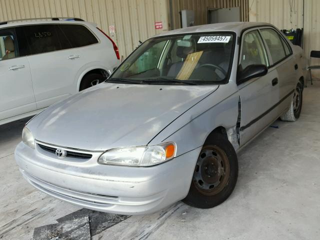 1NXBR12E6XZ152604 - 1999 TOYOTA COROLLA VE GRAY photo 2