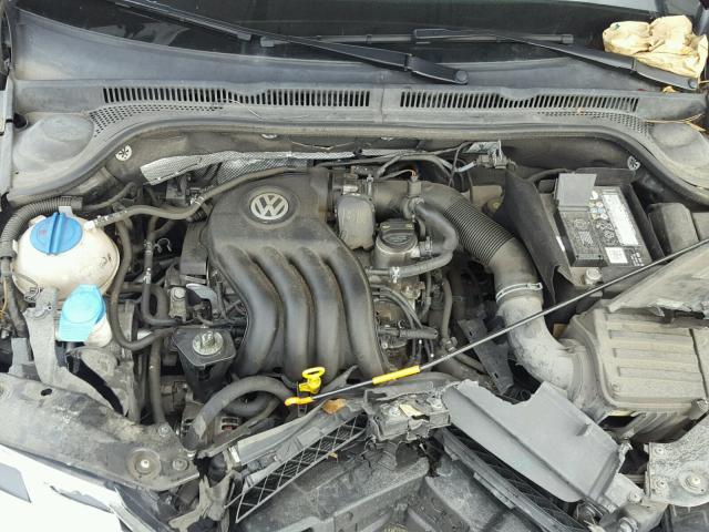 3VW2K7AJ6EM208209 - 2014 VOLKSWAGEN JETTA BASE BLACK photo 7