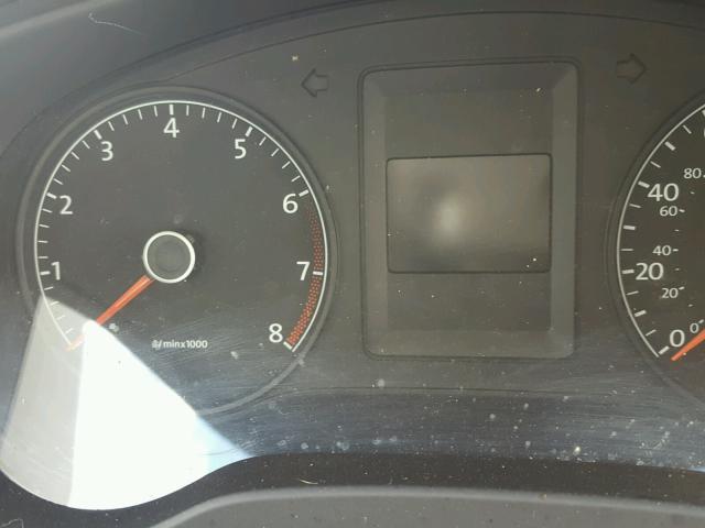 3VW2K7AJ6EM208209 - 2014 VOLKSWAGEN JETTA BASE BLACK photo 8