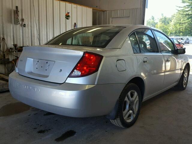 1G8AL52F13Z148064 - 2003 SATURN ION LEVEL SILVER photo 4