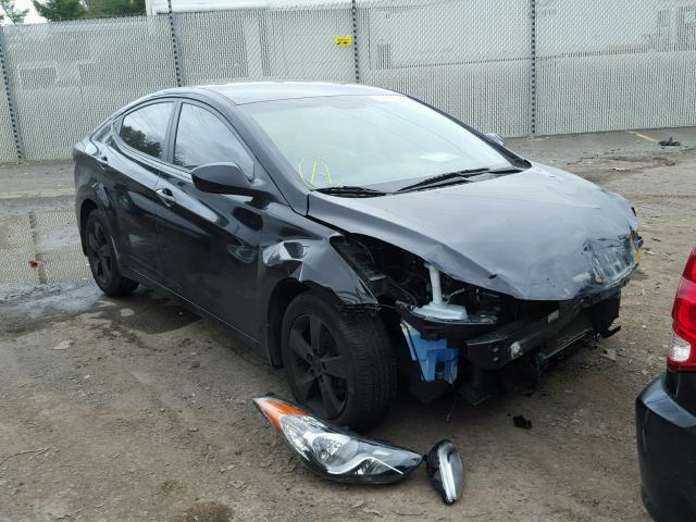 5NPDH4AE6DH188060 - 2013 HYUNDAI ELANTRA GL BLACK photo 1