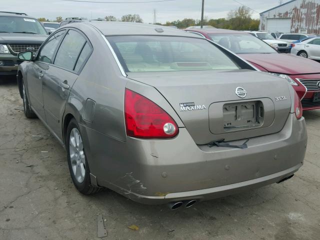 1N4BA41E97C843314 - 2007 NISSAN MAXIMA SE TAN photo 3