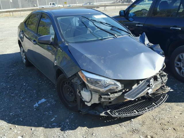 2T1BURHE9EC223538 - 2014 TOYOTA COROLLA L GRAY photo 1