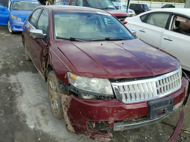 3LNHM28T27R664453 - 2007 LINCOLN MKZ BURGUNDY photo 1