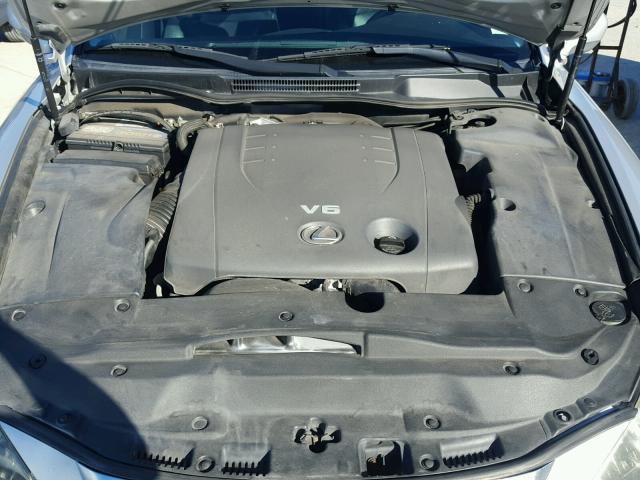 JTHCK262462007413 - 2006 LEXUS IS SILVER photo 7