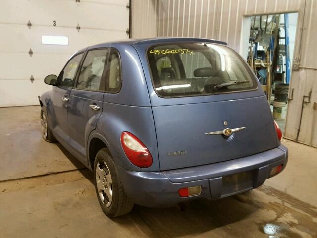 3A4FY48B37T507367 - 2007 CHRYSLER PT CRUISER BLUE photo 3