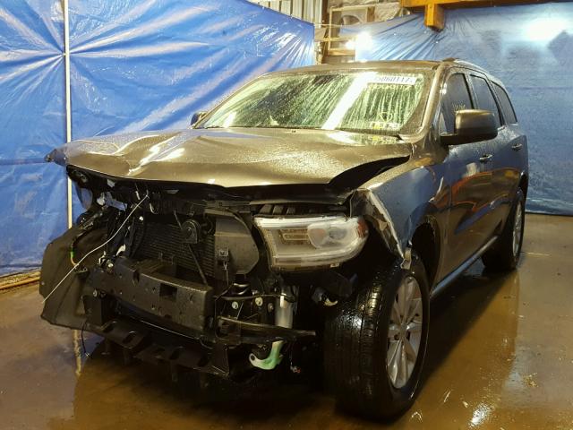 1C4RDJAGXFC811096 - 2015 DODGE DURANGO SX GRAY photo 2