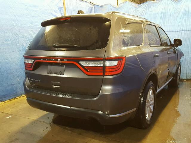 1C4RDJAGXFC811096 - 2015 DODGE DURANGO SX GRAY photo 4