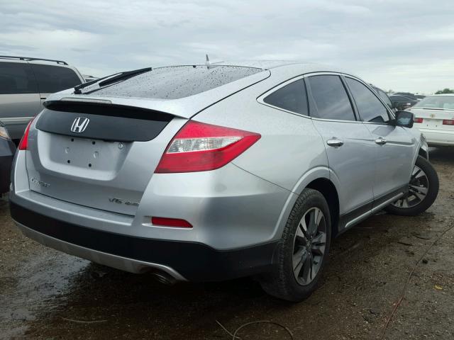 5J6TF2H50DL006256 - 2013 HONDA CROSSTOUR SILVER photo 4